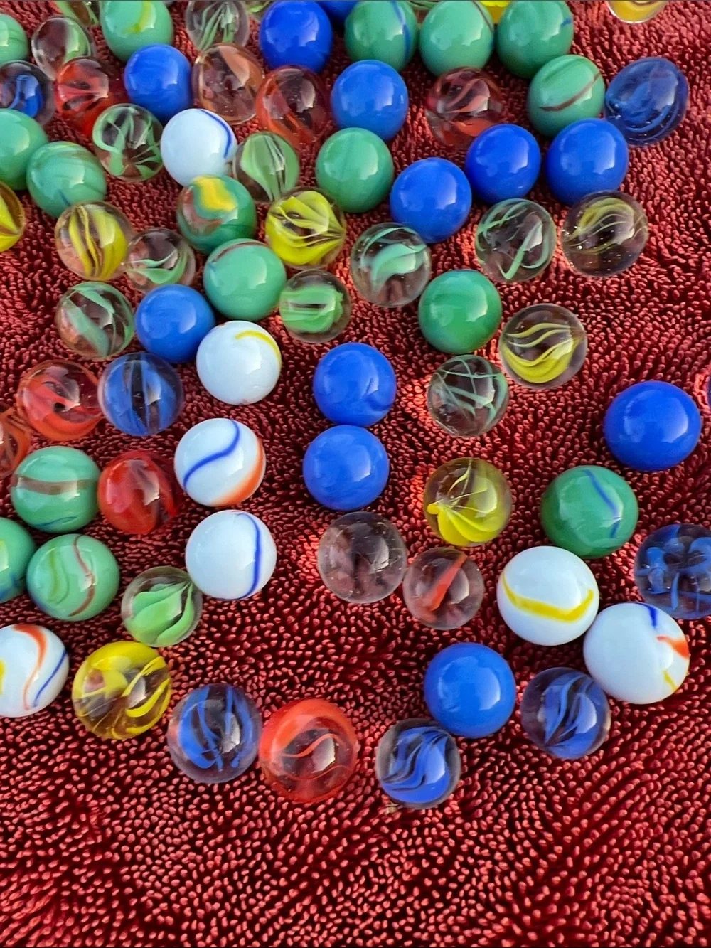 Classic Glass Marbles Assortment - Multicolor Pack